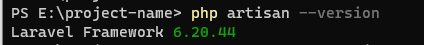 laravel 安装